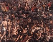 Raphael Coxie The Last Judgment. Sweden oil painting artist